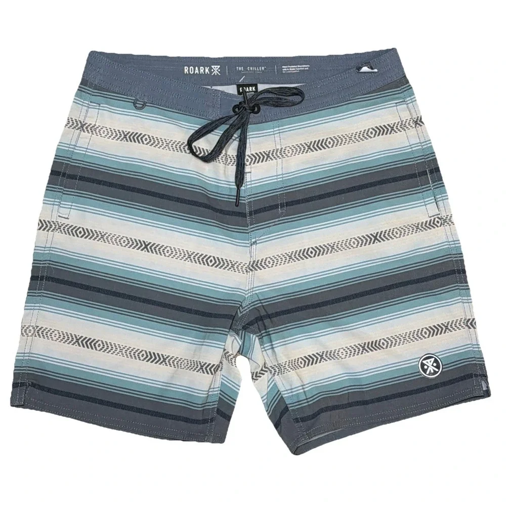 Roark Board Shorts Series Mens 28x6 Blue Chiller 17